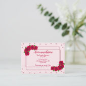 ピンクローズキンセアニラアコモデーション エンクロージャーカード (スタンド正面)