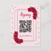 ピンクローズキンセアニラ登録 エンクロージャーカード (正面)