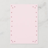 ピンクローズキンセアニラ登録 エンクロージャーカード (裏面)