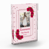 ピンクローズキンセアニラ フォトブロック (左)