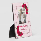 ピンクローズキンセアニラ フォトプラーク (側面)