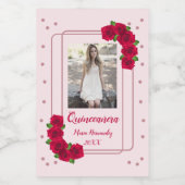 ピンクローズキンセアニラ ワインラベル (シングルラベル)