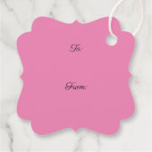 ピンクローズギフトラベル フェイバータグ (裏面)