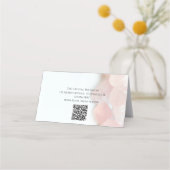 ピンクローズクォーツストーンズサロンスパ折り畳み ロイヤリティカード (裏面)