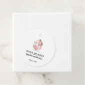 ピンクローズクォーツ愛クリスタル結婚ズ フェイバータグ (インサイチュ)