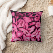 ピンクローズクォーツ瑪瑙ジオデス抽象芸術パターン クッション (ブランケット)