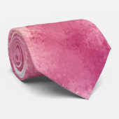 ピンクローズグラデーション金ゴールド水彩 ネクタイ (ロール)