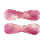 ピンクローズグラデーション金ゴールド水彩 野球ボール (パネル)