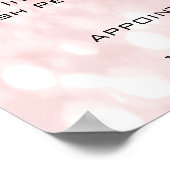 ピンクローズグリッターメイクアップ目まぶし価格 ポスター (角)