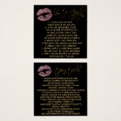 ピンクローズグリッターリップ2 – 適用方法 (正面&裏面)