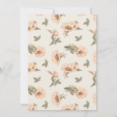 ピンクローズサプライズフローラ70誕生日 招待状 (裏面)