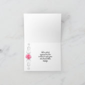 ピンクローズサンキューカード カード (内部)