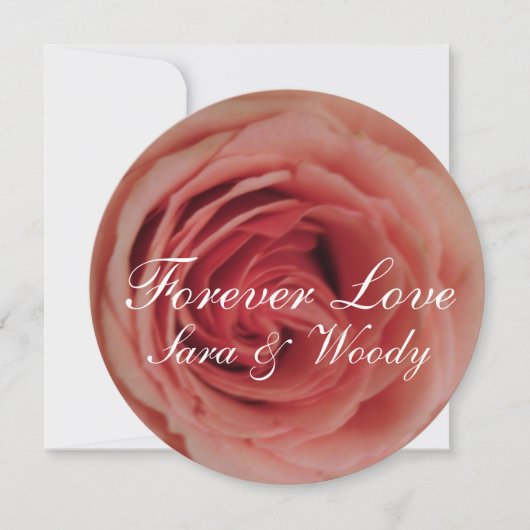 ピンクローズサンキュー サンキューカード (正面)