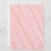 ピンクローズサンフラワーズ金ゴールドグリッター21st誕生日 招待状 (裏面)