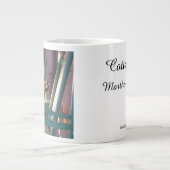 ピンクローズサンライズ – マーサズヴィネヤード ジャンボコーヒーマグカップ (正面)