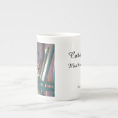 ピンクローズサンライズ – マーサズヴィネヤード ボーンチャイナマグカップ (正面)