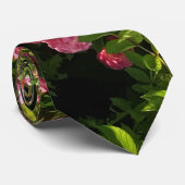 ピンクローズシークレットガーデン ネクタイ (ロール)