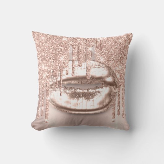 ピンクローズスパークマーメイドユニコーンキス花嫁16th クッション (正面)