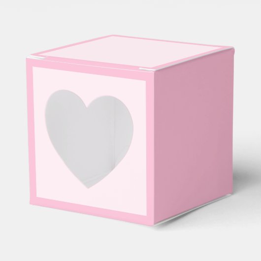 ピンクローズソフトホワ淡い色のイトパステル無地のカラー フェイバーボックス (正面サイド)