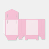 ピンクローズソフトホワ淡い色のイトパステル無地のカラー フェイバーボックス (折り畳みなし)