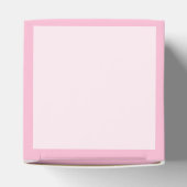 ピンクローズソフトホワ淡い色のイトパステル無地のカラー フェイバーボックス (上部)