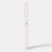ピンクローズソフトホワ淡い色のイトパステル無地のカラー Case-Mate iPhoneケース (裏面 / 左)