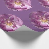 ピンクローズツヤ包み紙 ラッピングペーパー (角)