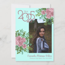 ピンクローズティール（緑がかった色）アクアフォト卒業発表