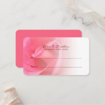 ピンクローズテーブルエスコート