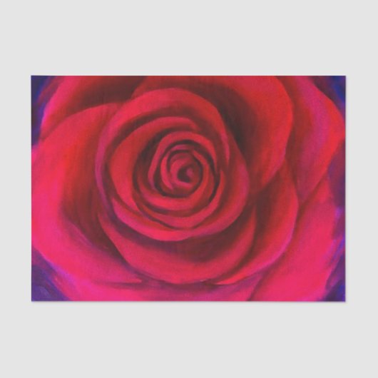 ピンクローズデカップクローズアップフローラ 薄葉紙 (正面)