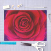 ピンクローズデカップクローズアップフローラ 薄葉紙 (クラフト)