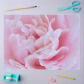 ピンクローズデコペティッシュペーパー 薄葉紙 (クラフト)