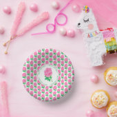 ピンクローズトランプのポーカーチップ誕生日 ペーパーボウル (パーティー)