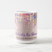 ピンクローズドリップスブライダルシャワースウィート16th コーヒーマグカップ (中央)