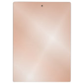 ピンクローズバラ金ゴールド クリップボード (裏面)