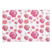ピンクローズバレンタインデー 枕カバー (正面右)