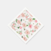 ピンクローズパラダイス スタンダードカクテルナプキン (角)