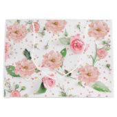 ピンクローズパラダイス ラージペーパーバッグ (正面)