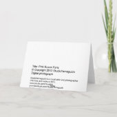 ピンクローズパリ シーズンカード (裏面)