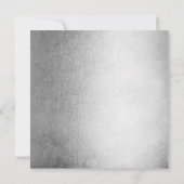 ピンクローズパール赤面ブラックグレーメタリックサークル 招待状 (裏面)