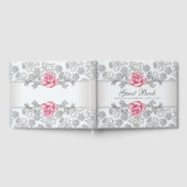 ピンクローズファーストコミューニオンバプティスゲストブック ゲストブック (全面)