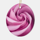 ピンクローズフォルドパーフェクトオーナメント セラミックオーナメント (左)