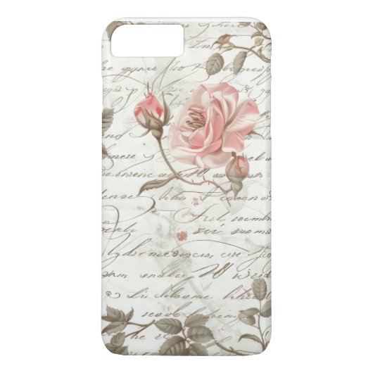 ピンクローズフォンケース Case-Mate iPhoneケース (裏面)