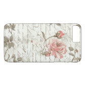 ピンクローズフォンケース Case-Mate iPhoneケース (裏面(横))
