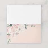 ピンクローズフォールディング座席表 プレイスカード (外部開封)