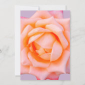 ピンクローズフラワーブロッサム結婚式招待状 招待状 (裏面)