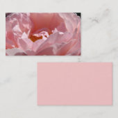 ピンクローズフラワー名刺フローラ 名刺 (正面/裏面)