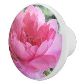 ピンクローズフラワー抽象芸術セラミックノブ セラミックノブ (右)