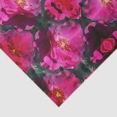 ピンクローズフラワー抽象芸術切り離し 薄葉紙 (詳細)