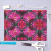 ピンクローズフラワー抽象芸術切り離し 薄葉紙 (クラフト)